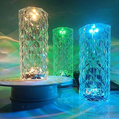 Kristal Masa Lambası - Crystal Table Lamp