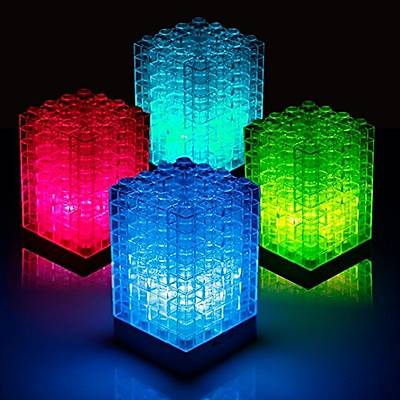 DIY Block Light - Ikl Yap Bloklar Masa ve Gece Lambas