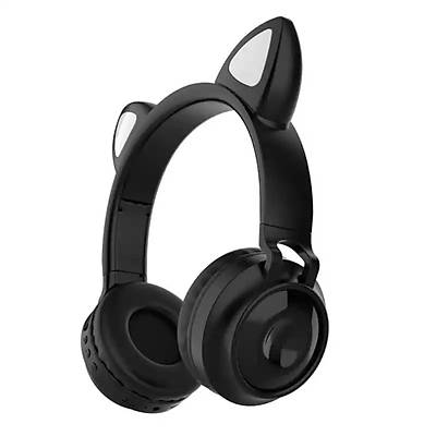 Cat Ear Wriless Headphones - Kablosuz LED Ikl Kulaklk