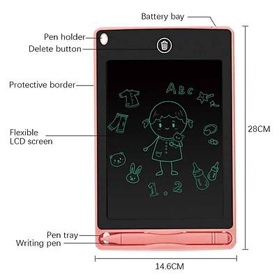 LCD 8,5 Inc Yaz Yazma ve izim Tableti ocuklar iin Eitici Grafik Tablet