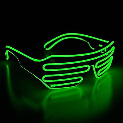 Neon Işıklı Parti Gözlüğü - Neol Led Partty Glasses