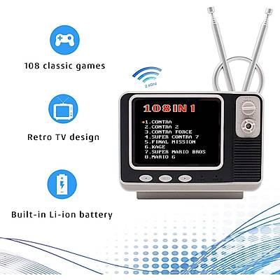 Retro Mini TV Game - 108 Oyunlu Klasik Ateri
