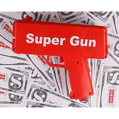Super Money Gun - Para Saçma Tabancasý