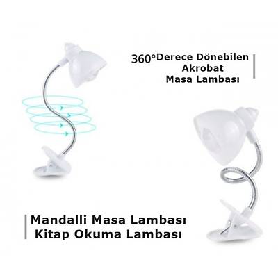 Mandall ok Maksatl Masa ve Kitap Okuma Lambas
