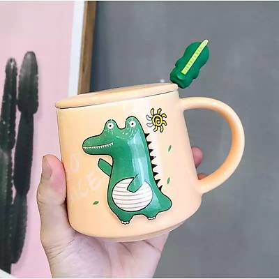 Kakl Kapakl Sevimli Dinazor Kupa - Dinosaur Mug