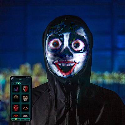 Rave Neon Akýllý LED Maske