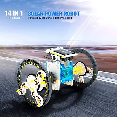 14 in 1 Educational Solar Robot Kit - Güneþ enerjili Robot Kiti
