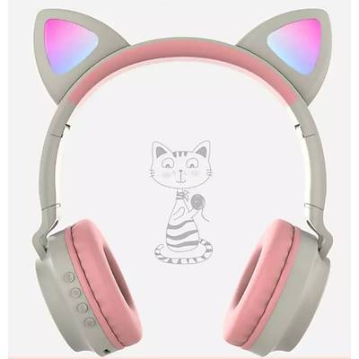 Cat Ear Wriless Headphones - Kablosuz LED Ikl Kulaklk
