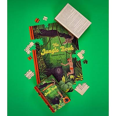 Professor Puzzle Jigsaw Library 3 lü Set - (Wizard of Oz, Alıce in Wonderland, Jungle Book)