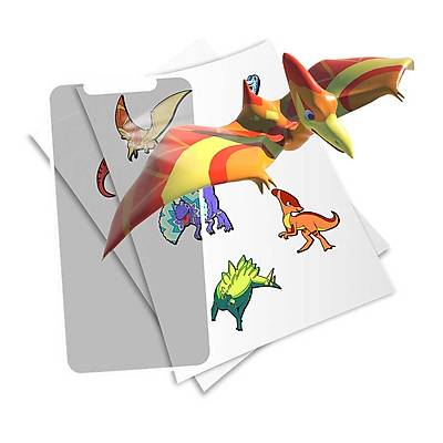 3D Animasyonlu Etiketler- HoloToyz Jurassic Dinos Sticker