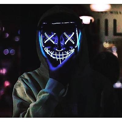 Neon Kafatas Maskesi