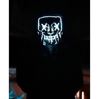 Neon Kafatası Maskesi