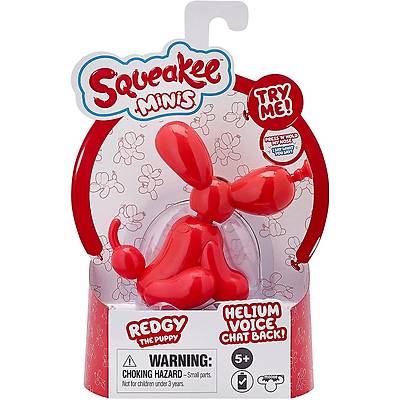Squeakee Minis Ýnteraktif Balon Oyuncak Puppy Red