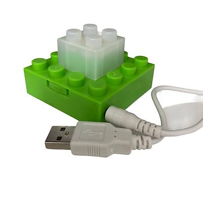 DIY Block Light - Ikl Yap Bloklar Masa ve Gece Lambas