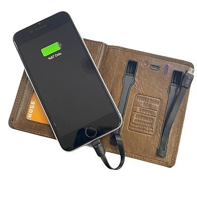 4000 mAh Power Bank & Deri Kredi Kartlk Czdan