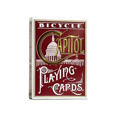 Bicycle Capitol Playing Cards Red - Koleksiyon Poker Destesi