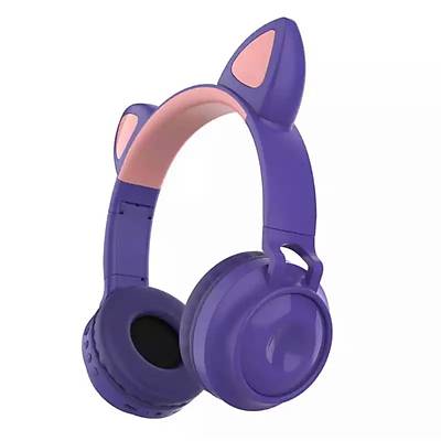 Cat Ear Wriless Headphones - Kablosuz LED Ikl Kulaklk