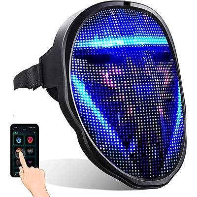 Rave Neon Akıllı LED Maske