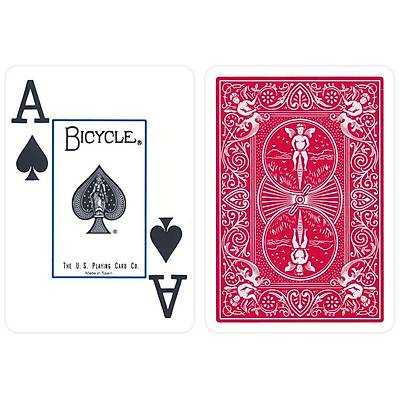 Bicycle Prestige Plastic Cards Red - Koleksiyon Poker Destesi