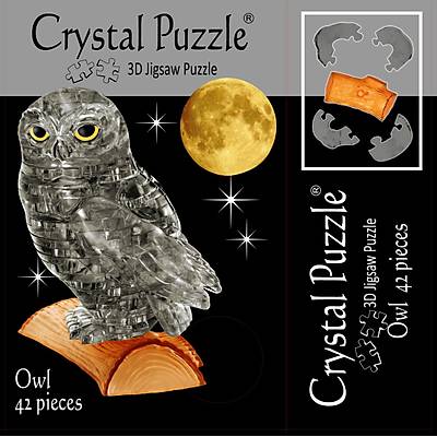 3D Crystal Puzzle Owl - 3 Boyutlu Baykuþ Puzzle