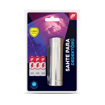 Cep Boy UV - Sahte Para Feneri - Mor Ik