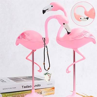 Dokunmatik Led Flamingo Gece - Masa Lambası