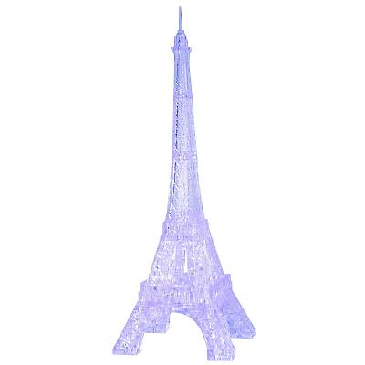 3D Crystal Puzzle Clear Eiffel Tower - 3 Boyutlu Saydam Eyfel Kulesi Puzzle