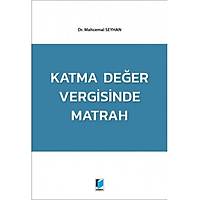  Adalet Yaynevi  Katma Deer Vergisinde Matrah Mahcemal Seyhan