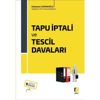Adalet Yaynevi  Tapu ptali ve Tescil Davalar (Sleyman Sapanolu) (Ciltli)