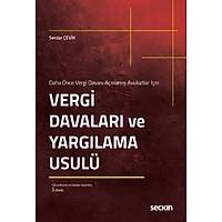 Sekin Yaynlar   Daha nce Vergi Davas Amam Avukatlar in Vergi Davalar ve Yarglama Usul
