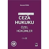 Adalet Yaynevi Ceza Hukuku zel Hkmler Cilt - II Mustafa zen