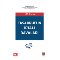 Adalet Yaynevi 100 Soruda Tasarruf ptali Davalar Hseyin Kovan