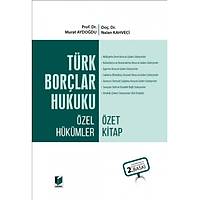 Adalet Yaynevi Trk Borlar Hukuku zel Hkmler zet Ders Kitab Murat Aydodu, Nalan Kahveci