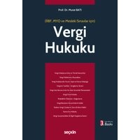Sekin Yaynevi (BF, MYO ve Mesleki Snavlar iin) Vergi Hukuku Murat Bat
