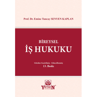 Yetkin Yaynevi Bireysel  Hukuku Emine Tuncay ,Senyen Kaplan