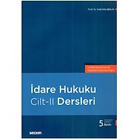 Sekin dare Hukuku Dersleri Cilt II Halil Kalabalk Sekin Yaynlar