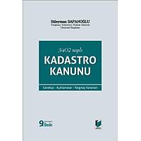 Adalet Yaynevi, 3402 sayl Kadastro Kanunu Sleyman Sapanolu