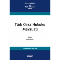 Sekin ,Trk Ceza Hukuku Mevzuat Cilt:1  (Kanunlar)zzet zgen