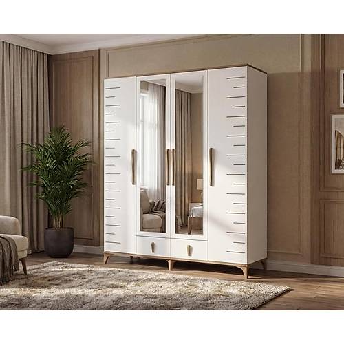 Solo 4 Kap�l� Dolap