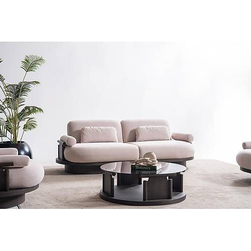 Anka Beyaz Ceviz  Koltuk Tak�m�