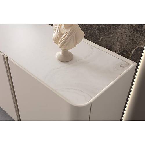 Lusso Mermer Yemek Odas Takm