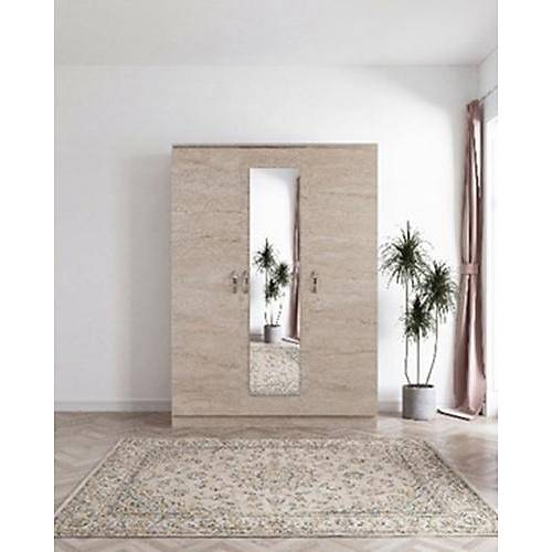 Traverten 3 Kap�l� Dolap
