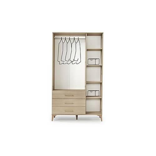 Mocca 3 Kap�l� Dolap