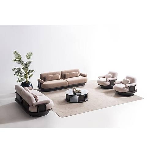 Anka Beyaz Ceviz  Koltuk Tak�m�