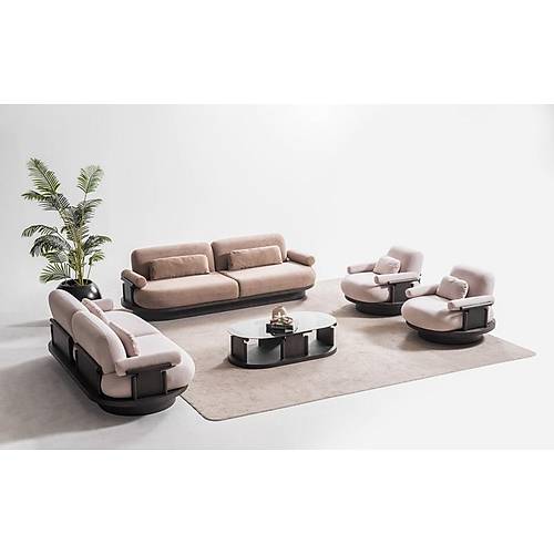 Anka Beyaz Ceviz  Koltuk Tak�m�