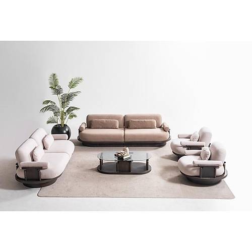 Anka Beyaz Ceviz  Koltuk Tak�m�