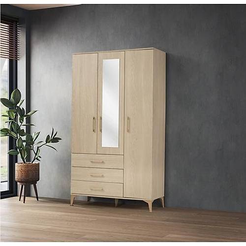 Mocca 3 Kap�l� Dolap