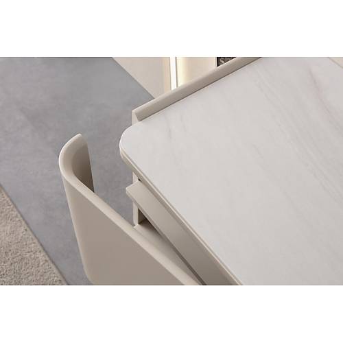 Lusso Mermer Yemek Odas Takm