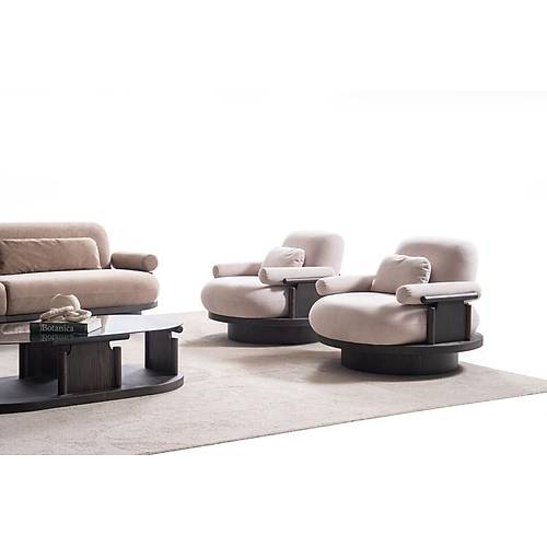 Anka Beyaz Ceviz  Koltuk Tak�m�