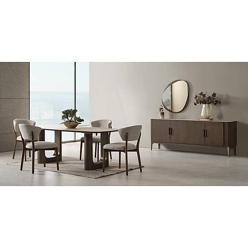 Aura Ceviz Yemek Odas� Tak�m�